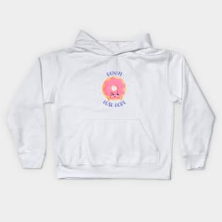 Donut qoute Kids Hoodie